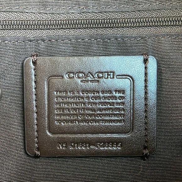 COACH Pebbled Leather Mini Charlie Backpack Color Chalk - Picture 8 of 17